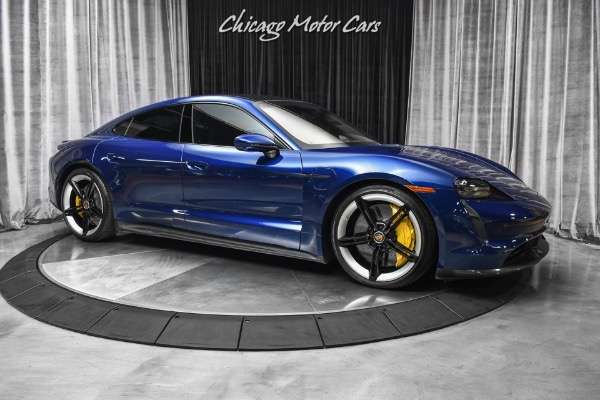 Used 2020 Porsche Taycan Turbo S Sedan Original MSRP $203K+ LOADED Premium Package Burmester 3D for sale Sold at Chicago Motor Cars in West Chicago IL 60185 6