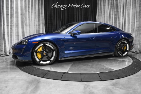 Used 2020 Porsche Taycan Turbo S Sedan Original MSRP $203K+ LOADED Premium Package Burmester 3D for sale Sold at Chicago Motor Cars in West Chicago IL 60185 1