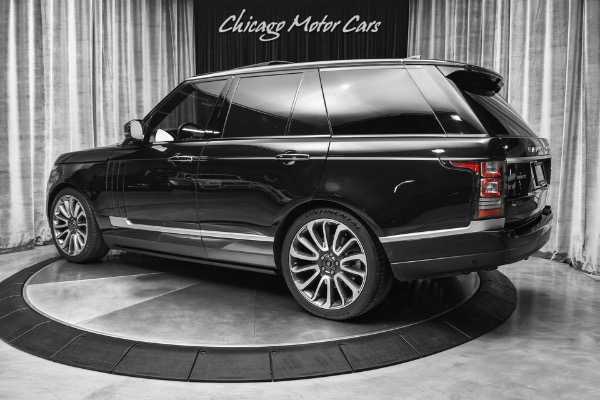 Used 2017 Land Rover Range Rover Autobiography Supercharged Loaded Power Running Boards TV DVD for sale Sold at Chicago Motor Cars in West Chicago IL 60185 3