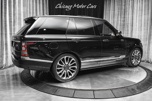 Used 2017 Land Rover Range Rover Autobiography Supercharged Loaded Power Running Boards TV DVD for sale Sold at Chicago Motor Cars in West Chicago IL 60185 5