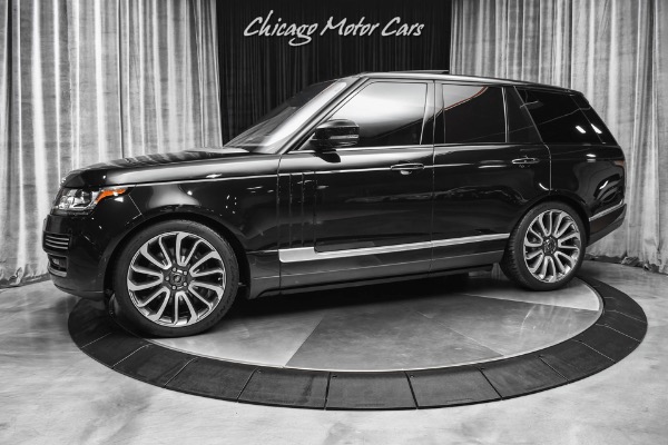 Used 2017 Land Rover Range Rover Autobiography Supercharged Loaded Power Running Boards TV DVD for sale Sold at Chicago Motor Cars in West Chicago IL 60185 1