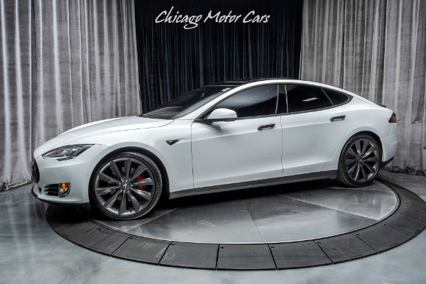 Used 2015 Tesla Model S P90D Sedan for sale Sold at Chicago Motor Cars in West Chicago IL 60185 1
