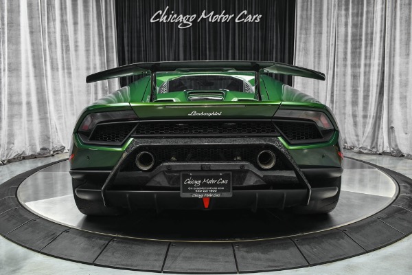Used 2018 Lamborghini Huracan Performante LP640-4 Coupe FULLY LOADED! RARE VERDE ERMES COLOR! for sale Sold at Chicago Motor Cars in West Chicago IL 60185 4
