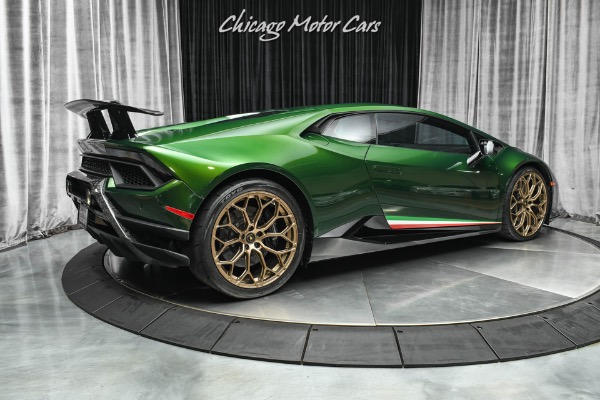 Used 2018 Lamborghini Huracan Performante LP640-4 Coupe FULLY LOADED! RARE VERDE ERMES COLOR! for sale Sold at Chicago Motor Cars in West Chicago IL 60185 5