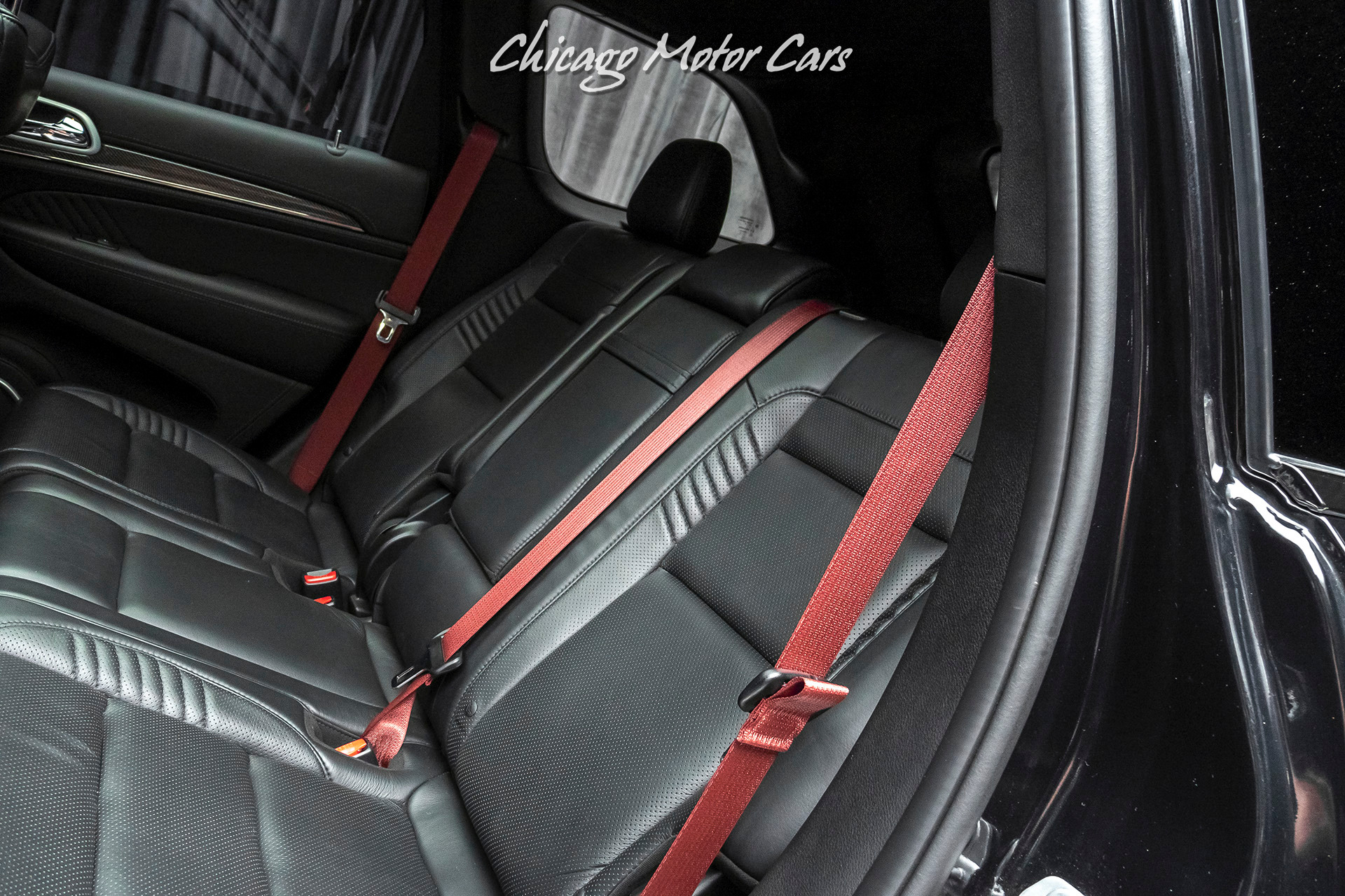 Interior Of The Suv Car With A Rebuilt Leather In Redblack Color In  Exchange For The Old Wornout Interior Trim In The Workshop For Repairing  The Seat Doors And Steering Wheels Stock