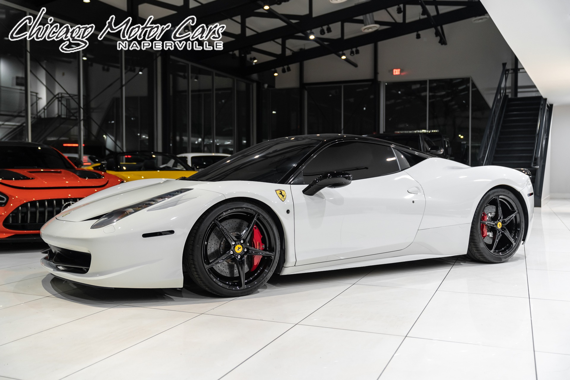 Used-2011-Ferrari-458-Italia-Coupe-RARE-Color-Combo-Carbon-Fiber-Driver-Zone-Novitec-Exhaust-LOADED