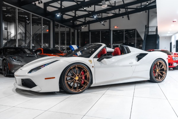 Used 2017 Ferrari 488 Spider Pure Turbos! $40k+ in UPGRADES! HRE WHEELS! PPF! Serviced! for sale Sold at Chicago Motor Cars in West Chicago IL 60185 2