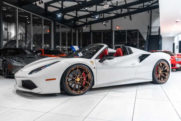 Used-2017-Ferrari-488-Spider-Pure-Turbos-40k-in-UPGRADES-HRE-WHEELS-PPF-Serviced