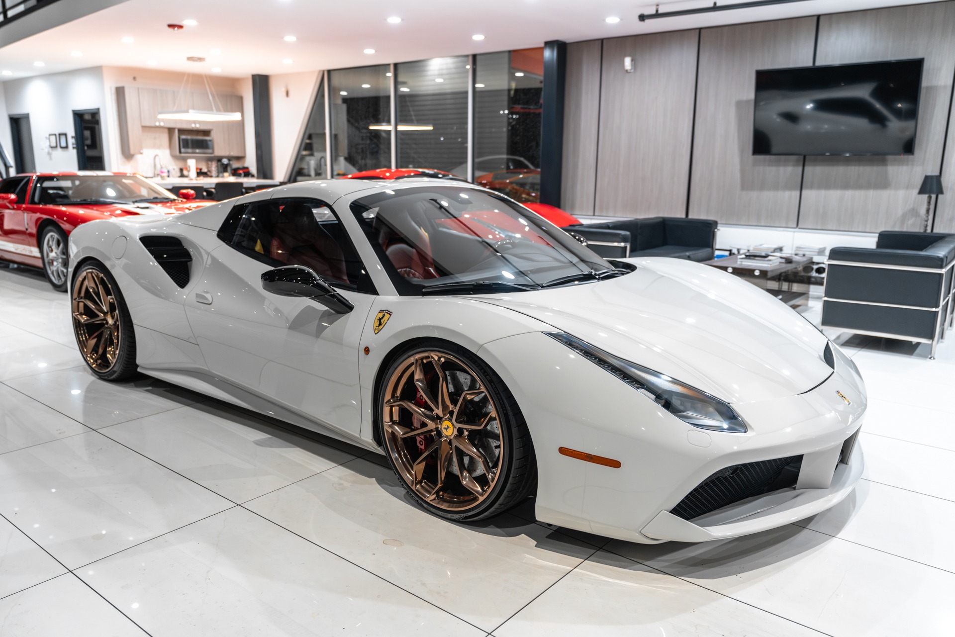Used-2017-Ferrari-488-Spider-Pure-Turbos-40k-in-UPGRADES-HRE-WHEELS-PPF-Serviced