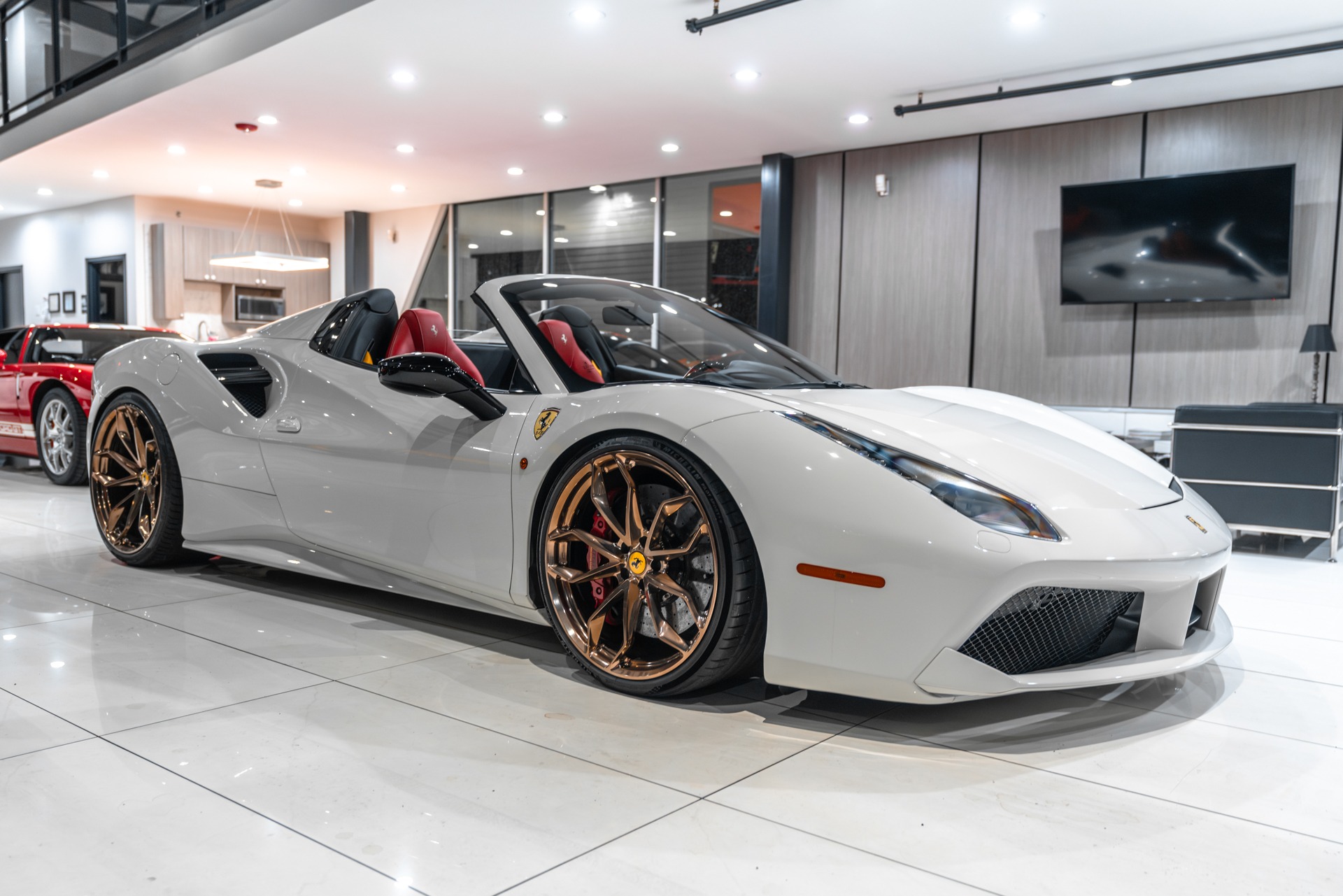 Used-2017-Ferrari-488-Spider-Pure-Turbos-40k-in-UPGRADES-HRE-WHEELS-PPF-Serviced