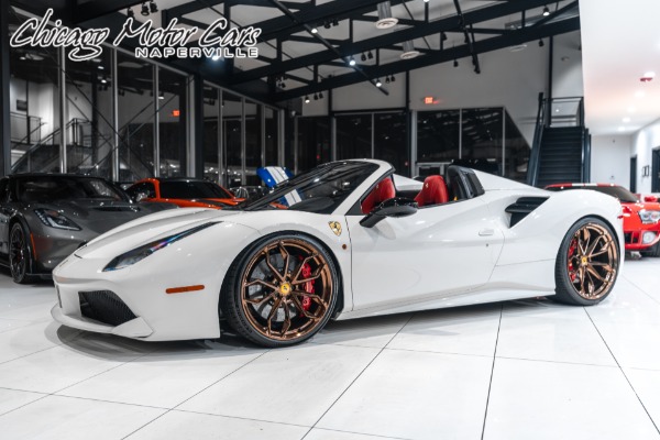 Used 2017 Ferrari 488 Spider Pure Turbos! $40k+ in UPGRADES! HRE WHEELS! PPF! Serviced! for sale Sold at Chicago Motor Cars in West Chicago IL 60185 1
