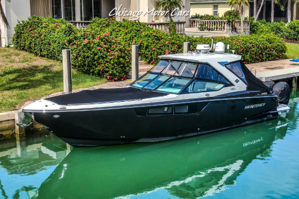 Used 2018 MONTEREY 385 SE Express Cruiser w 3x 300 Verado Outboards with Joysticks for sale Sold at Chicago Motor Cars in West Chicago IL 60185 3