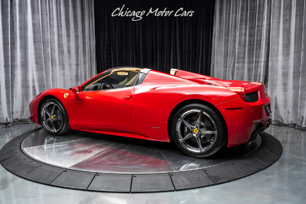 Used 2014 Ferrari 458 Spider Convertible Only 9k Miles SERVICED! LOADED! Perfect! for sale Sold at Chicago Motor Cars in West Chicago IL 60185 3