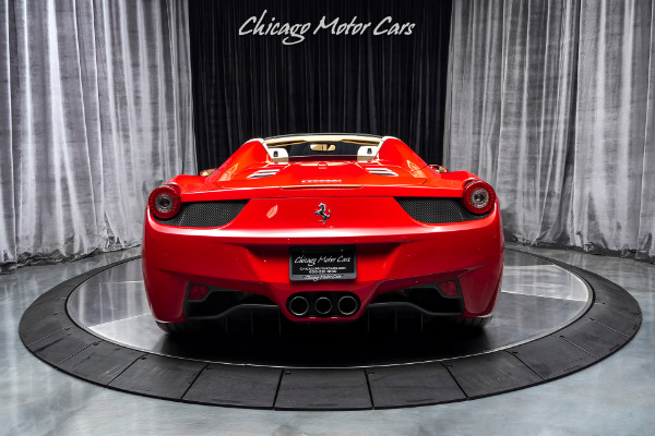 Used 2014 Ferrari 458 Spider Convertible Only 9k Miles SERVICED! LOADED! Perfect! for sale Sold at Chicago Motor Cars in West Chicago IL 60185 4