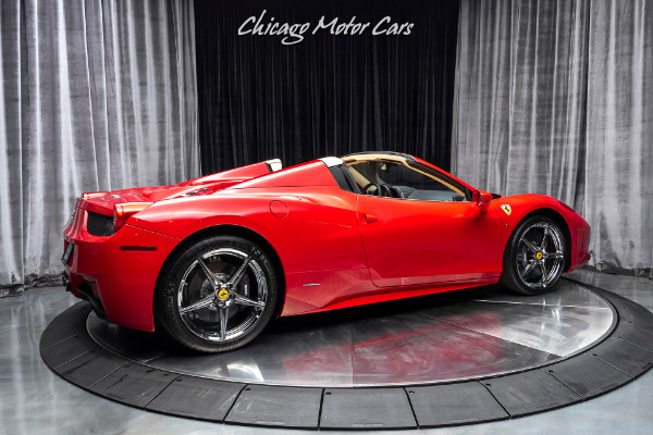 Used 2014 Ferrari 458 Spider Convertible Only 9k Miles SERVICED! LOADED! Perfect! for sale Sold at Chicago Motor Cars in West Chicago IL 60185 5