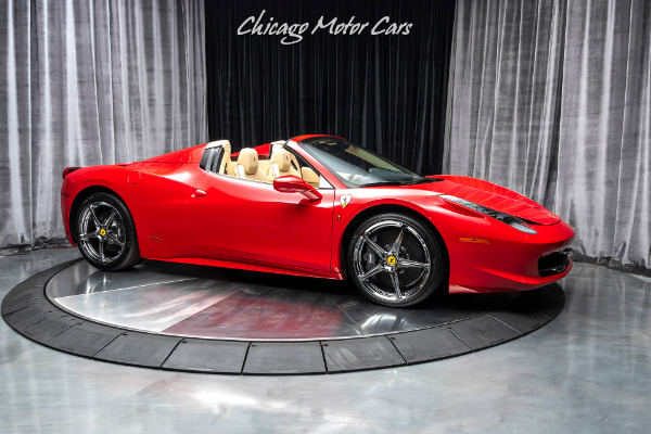 Used 2014 Ferrari 458 Spider Convertible Only 9k Miles SERVICED! LOADED! Perfect! for sale Sold at Chicago Motor Cars in West Chicago IL 60185 6
