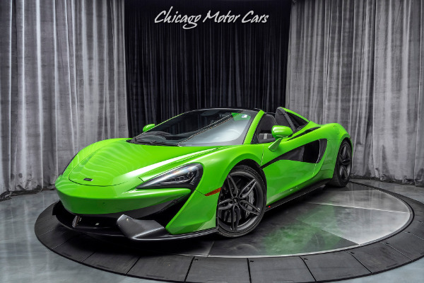 Used 2019 McLaren 570S Spider Convertible Rare Mantis Green! Factory Warranty! Gorgeous Color Combo! for sale Sold at Chicago Motor Cars in West Chicago IL 60185 4