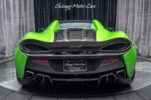 Used-2019-McLaren-570S-Spider-Convertible-Rare-Mantis-Green-Factory-Warranty-Gorgeous-Color-Combo