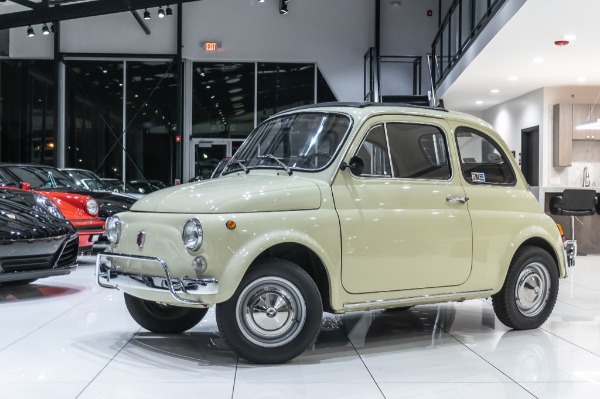 Used 1972 Fiat 500L FULLY RESTORED! RAGTOP ROOF! LUSSO PKG! for sale Sold at Chicago Motor Cars in West Chicago IL 60185 2