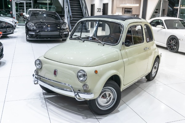 Used 1972 Fiat 500L FULLY RESTORED! RAGTOP ROOF! LUSSO PKG! for sale Sold at Chicago Motor Cars in West Chicago IL 60185 4