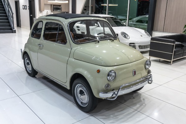 Used 1972 Fiat 500L FULLY RESTORED! RAGTOP ROOF! LUSSO PKG! for sale Sold at Chicago Motor Cars in West Chicago IL 60185 6