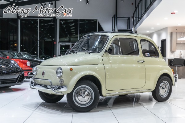 Used 1972 Fiat 500L FULLY RESTORED! RAGTOP ROOF! LUSSO PKG! For