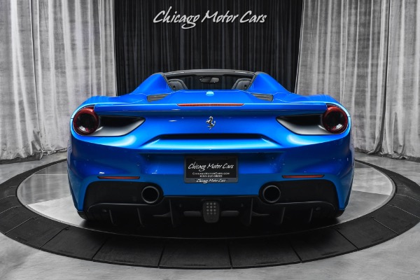 Used 2018 Ferrari 488 Spider Convertible Special Request Blu Corsa Paint! Carbon Fiber! Lift! for sale Sold at Chicago Motor Cars in West Chicago IL 60185 4