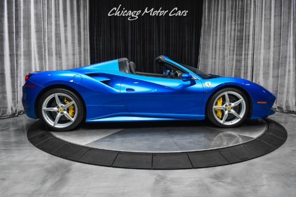 Used-2018-Ferrari-488-Spider-Convertible-Special-Request-Blu-Corsa-Paint-Carbon-Fiber-Lift