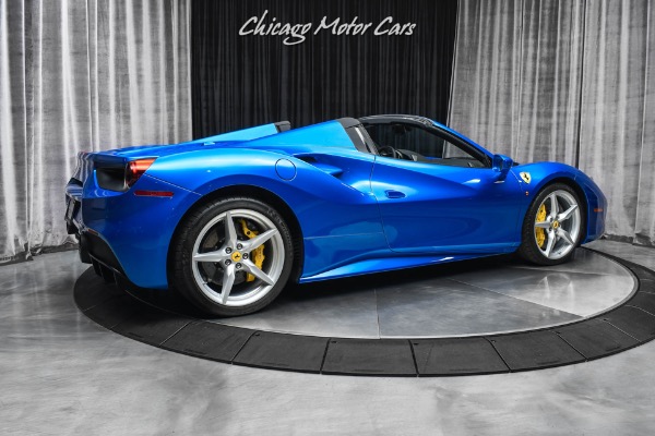 Used-2018-Ferrari-488-Spider-Convertible-Special-Request-Blu-Corsa-Paint-Carbon-Fiber-Lift