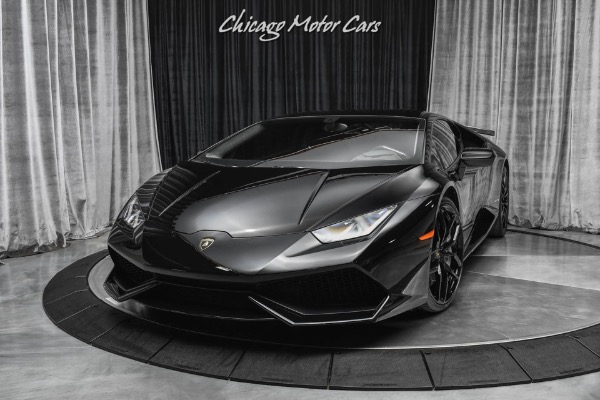 Used 2015 Lamborghini Huracan LP610-4 Only 5K Miles! Perfect! PPF! CARBON WING! for sale Sold at Chicago Motor Cars in West Chicago IL 60185 2