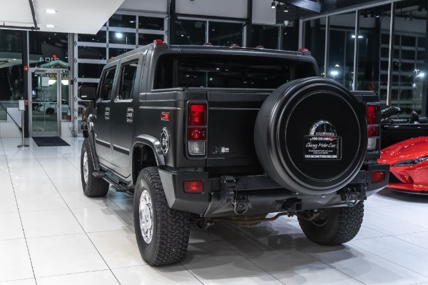 Used-2006-HUMMER-H2-SUT-RECENTLY-INSTALLED-MATTE-BLACK-WRAP-LOW-MILES-Rear-Entertainment-TVs