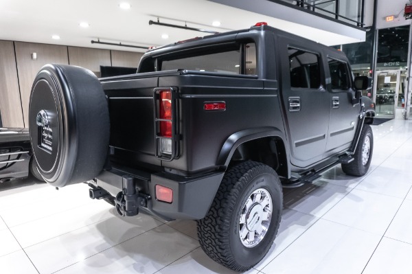 Used-2006-HUMMER-H2-SUT-RECENTLY-INSTALLED-MATTE-BLACK-WRAP-LOW-MILES-Rear-Entertainment-TVs