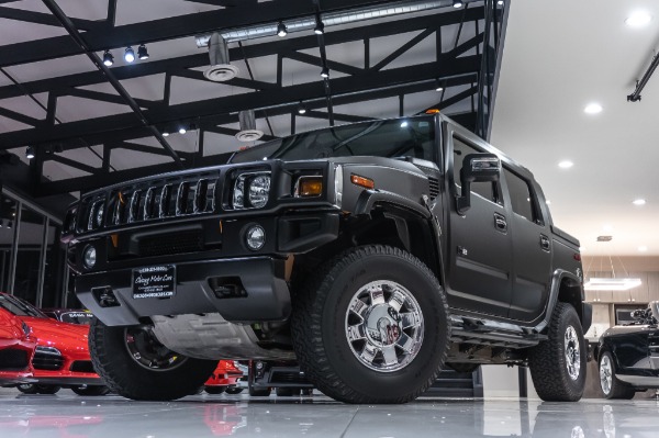 Used-2006-HUMMER-H2-SUT-RECENTLY-INSTALLED-MATTE-BLACK-WRAP-LOW-MILES-Rear-Entertainment-TVs