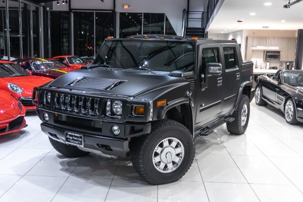 Used-2006-HUMMER-H2-SUT-RECENTLY-INSTALLED-MATTE-BLACK-WRAP-LOW-MILES-Rear-Entertainment-TVs