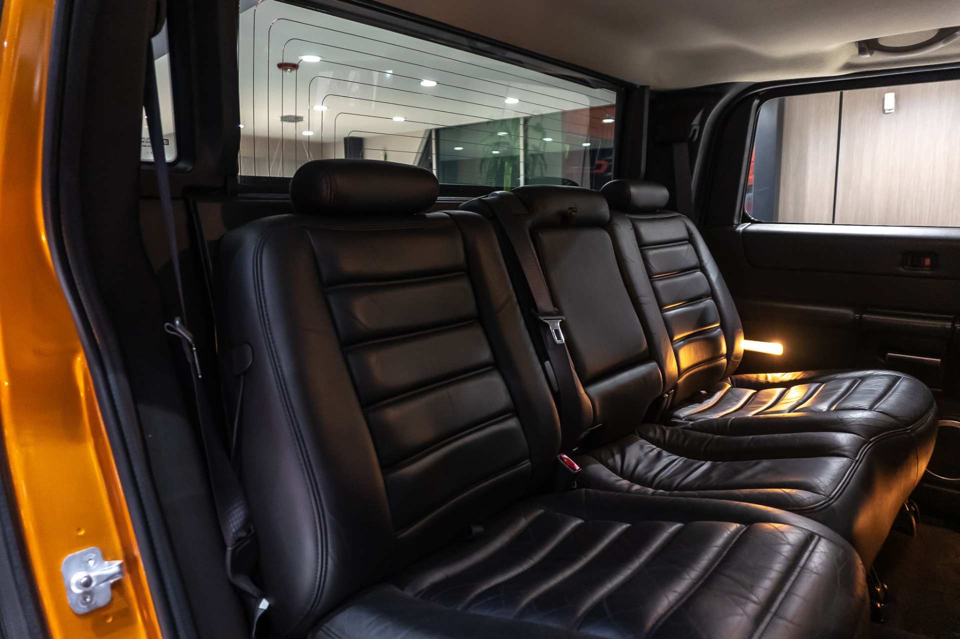 black hummer h2 interior