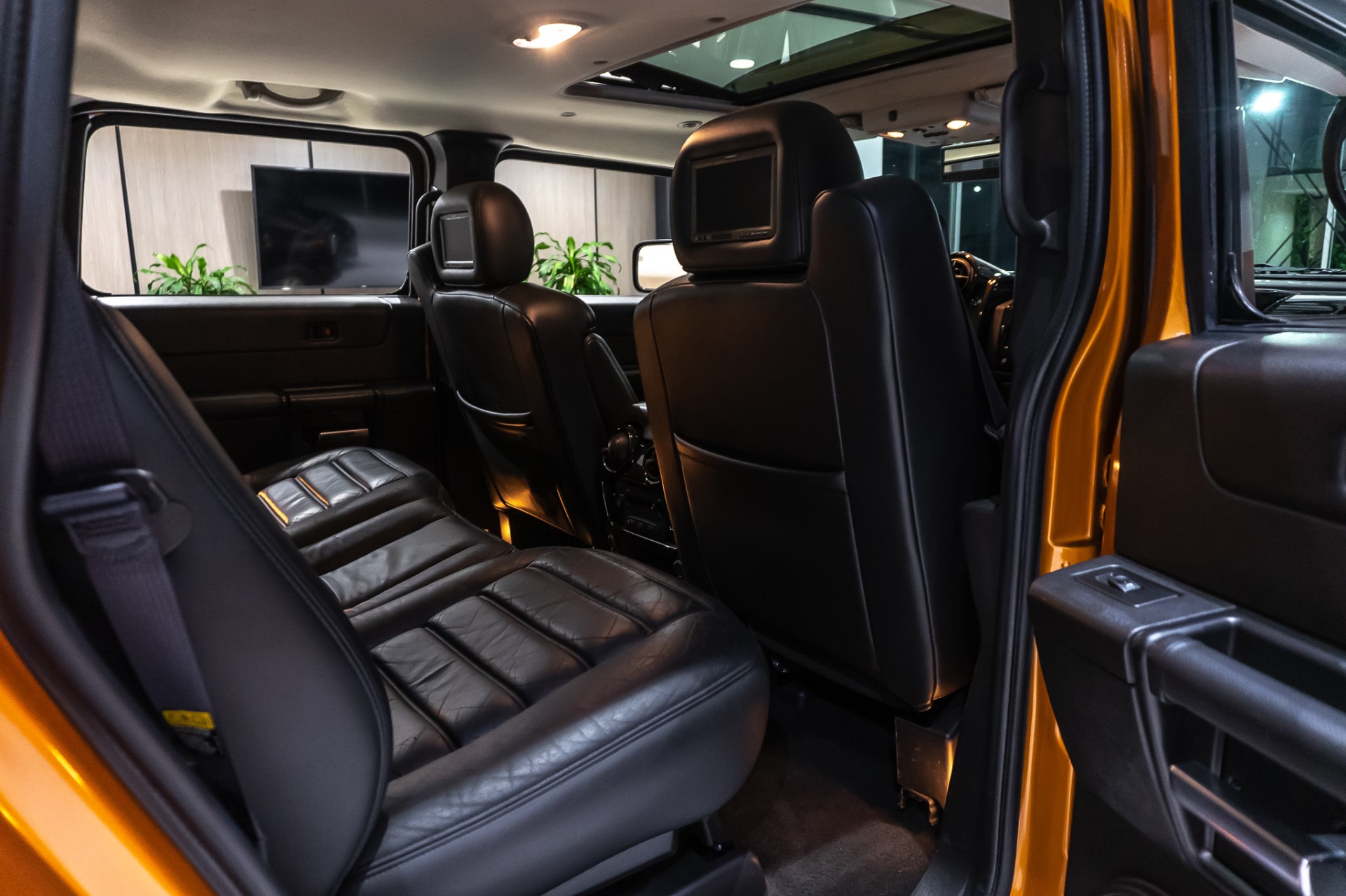 black hummer h2 interior