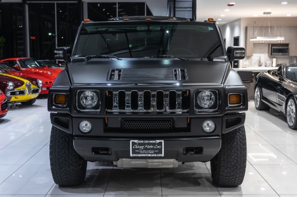 Used-2006-HUMMER-H2-SUT-RECENTLY-INSTALLED-MATTE-BLACK-WRAP-LOW-MILES-Rear-Entertainment-TVs