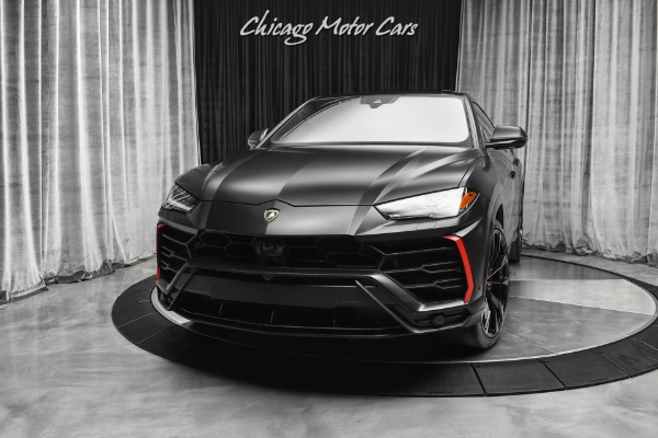 Used 2019 Lamborghini Urus SUV LOADED w/OPTIONS! 23 Wheels! Satin PPF Film! Upraded Exhaust! Remote St for sale Sold at Chicago Motor Cars in West Chicago IL 60185 2