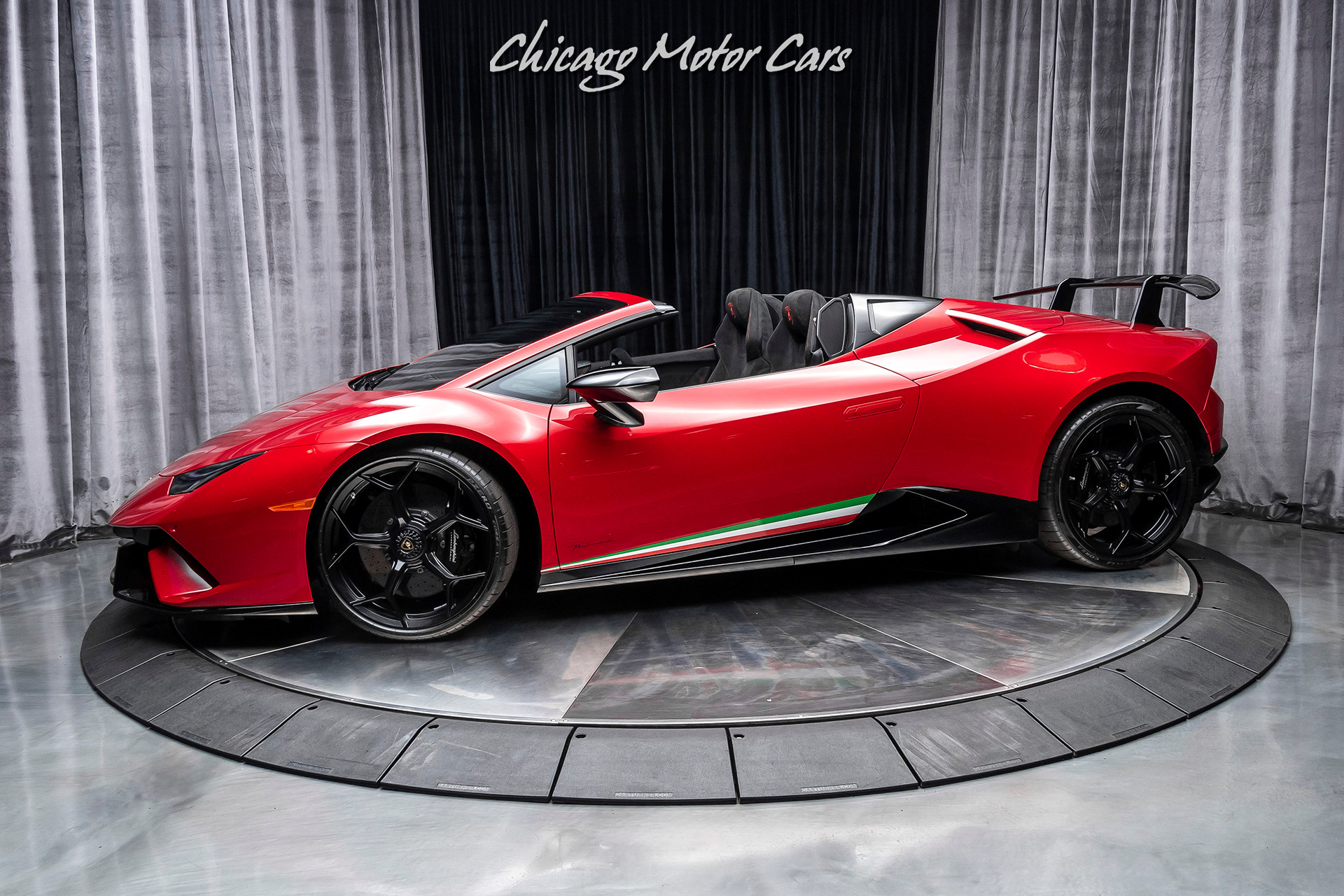 Used 2019 Lamborghini Huracan LP640-4 Performante Spyder Original MSRP $361k+ for sale Sold at Chicago Motor Cars in West Chicago IL 60185 1