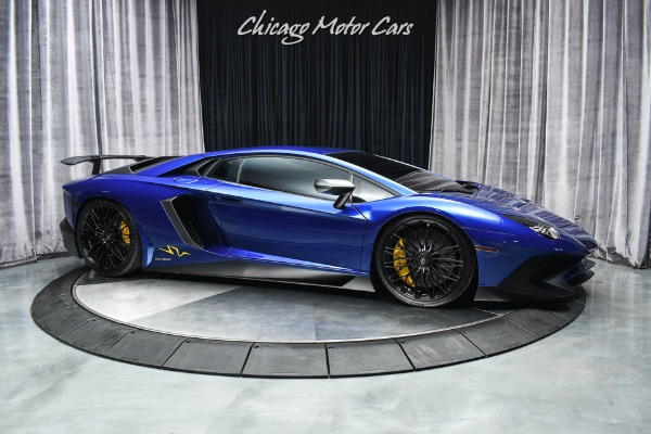 Used 2017 Lamborghini Aventador SV LP750-4 SV Coupe MSRP $553K+MSRP! ONLY 2400 MILES! EXHAUST SYSTEM UPGRADE!! for sale Sold at Chicago Motor Cars in West Chicago IL 60185 6