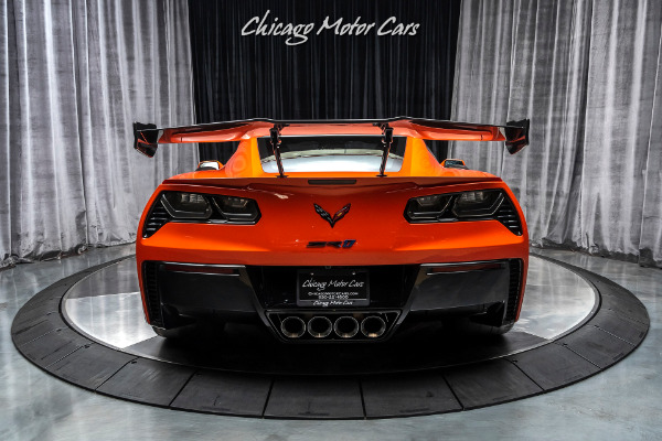 Used 2019 Chevrolet Corvette ZR1 3ZR Coupe 7-SPEED MANUAL! TRACK PERFORMANCE PKG! ORANGE DESIGN PKG! for sale Sold at Chicago Motor Cars in West Chicago IL 60185 4