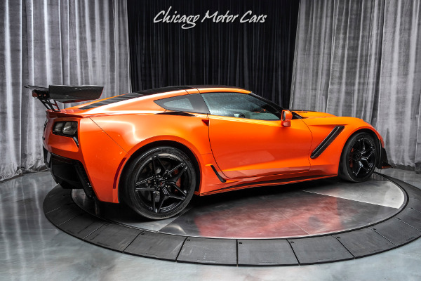Used 2019 Chevrolet Corvette ZR1 3ZR Coupe 7-SPEED MANUAL! TRACK PERFORMANCE PKG! ORANGE DESIGN PKG! for sale Sold at Chicago Motor Cars in West Chicago IL 60185 5