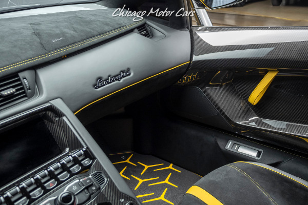 Used-2020-Lamborghini-Aventador-SVJ-LP770-4-Roadster-Only-1k-Miles-New-Giallo-Orion-RARE-PPF