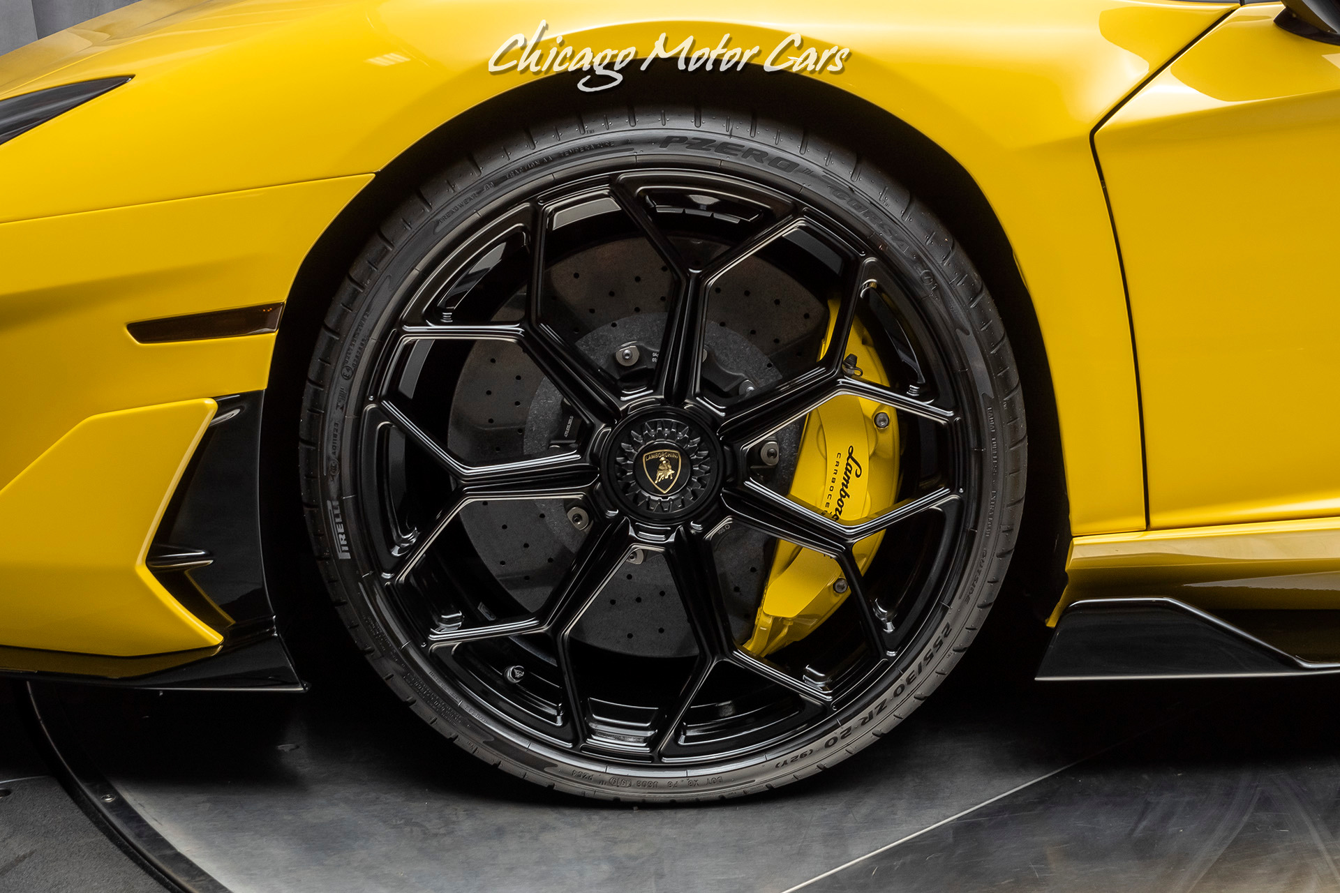 Used-2020-Lamborghini-Aventador-SVJ-LP770-4-Roadster-Only-1k-Miles-New-Giallo-Orion-RARE-PPF