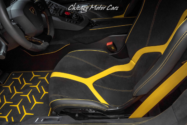 Used-2020-Lamborghini-Aventador-SVJ-LP770-4-Roadster-Only-1k-Miles-New-Giallo-Orion-RARE-PPF