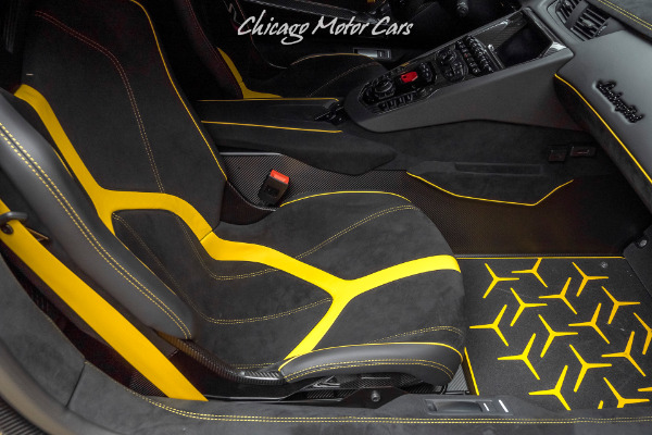 Used-2020-Lamborghini-Aventador-SVJ-LP770-4-Roadster-Only-1k-Miles-New-Giallo-Orion-RARE-PPF