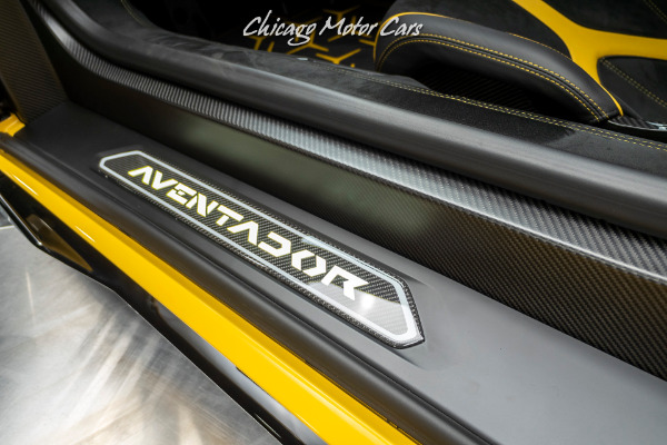 Used-2020-Lamborghini-Aventador-SVJ-LP770-4-Roadster-Only-1k-Miles-New-Giallo-Orion-RARE-PPF