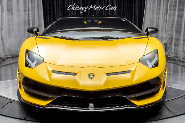 Used-2020-Lamborghini-Aventador-SVJ-LP770-4-Roadster-Only-1k-Miles-New-Giallo-Orion-RARE-PPF