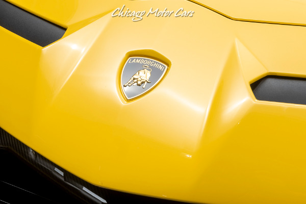 Used-2020-Lamborghini-Aventador-SVJ-LP770-4-Roadster-Only-1k-Miles-New-Giallo-Orion-RARE-PPF