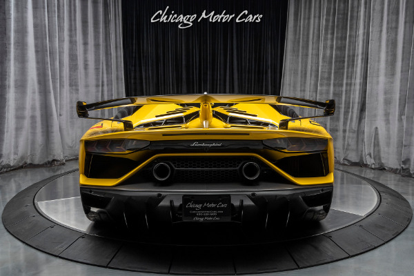 Used 2020 Lamborghini Aventador SVJ LP770-4 Roadster Only 1k Miles! New Giallo Orion! RARE! PPF! for sale Sold at Chicago Motor Cars in West Chicago IL 60185 6